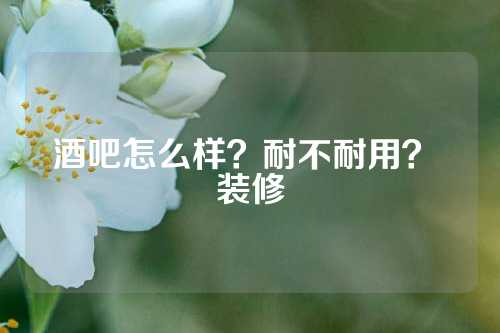 酒吧怎么样？耐不耐用？ 装修