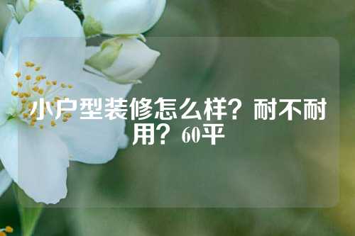 小户型装修怎么样？耐不耐用？60平