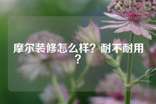 摩尔装修怎么样？耐不耐用？