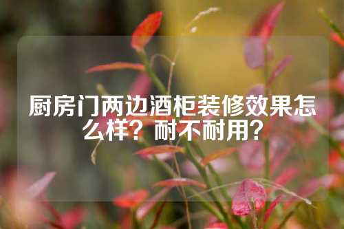 厨房门两边酒柜装修效果怎么样？耐不耐用？