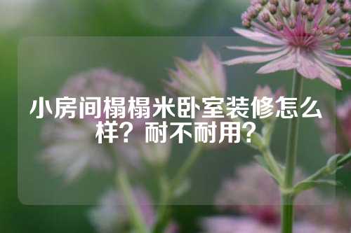 小房间榻榻米卧室装修怎么样？耐不耐用？