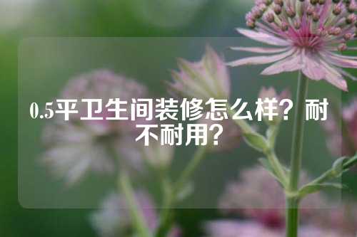 0.5平卫生间装修怎么样？耐不耐用？