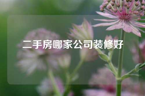 二手房哪家公司装修好