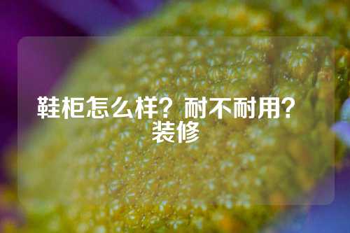 鞋柜怎么样？耐不耐用？ 装修